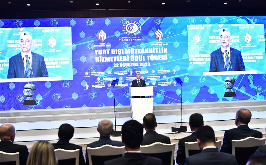 Ticaret Bakanı Ömer Bolat, "Yurt Dışı Müteahhitlik Hizmetleri Ödülleri Töreni"nde Konuştu
