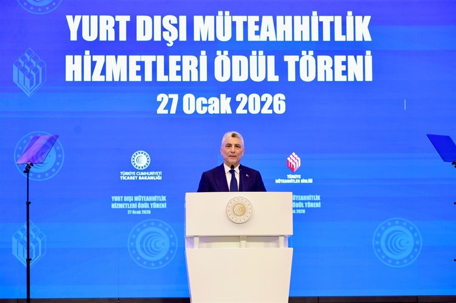 Ticaret Bakanı Ömer Bolat Bolat, Yurt Dışı Müteahhitlik Hizmetleri Başarı Ödülleri Töreni'nde Konuştu