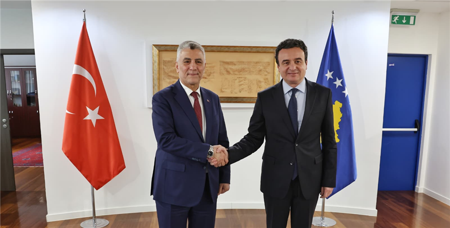 Ticaret Bakanı Bolat, Kosova Başbakanı Kurti ile Görüştü